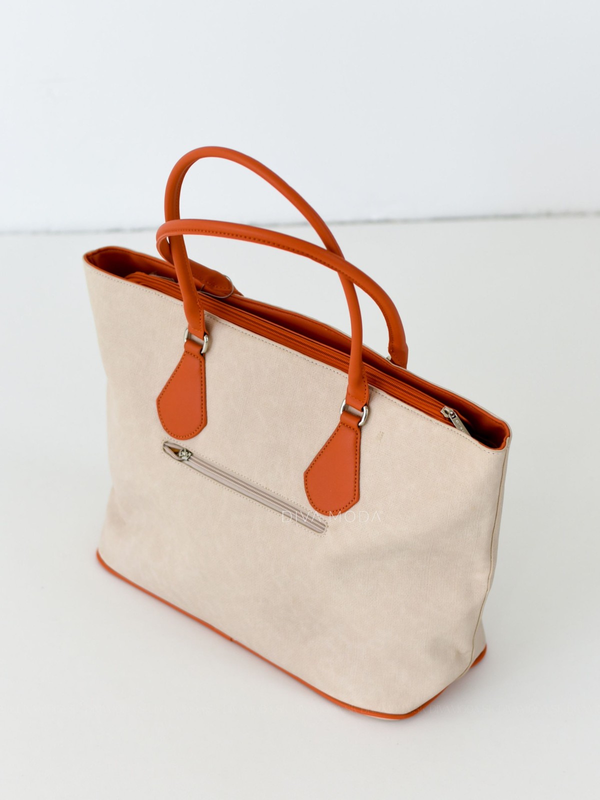 Shopper bag David Jones Orange N 16