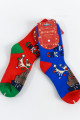 Vánoční ponožky sobík duo N 33