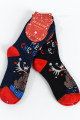 Vánoční ponožky sobík duo N 34