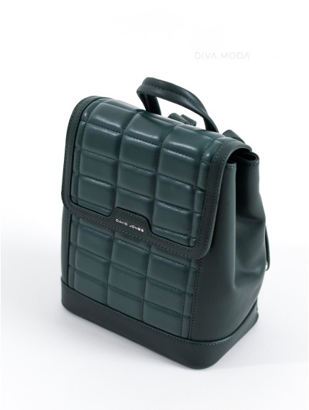 Prošívaný batoh tmavě zelený N 71