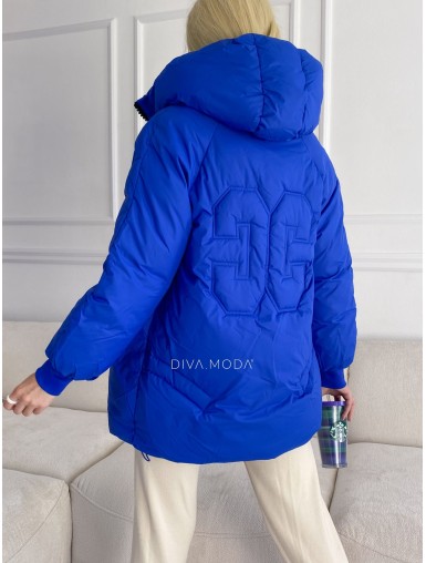 Oversize zimní bunda CC modrá S 569