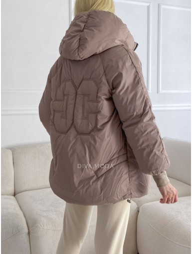 Oversize zimní bunda CC béžová S 569