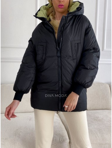 Oversize zimní bunda CC černá S 569