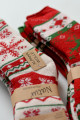 Trio vánočních norských ponožek z alpaky M 18