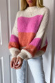 Oversize svetr 3 color M 32