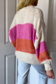 Oversize svetr 3 color M 32