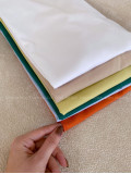 Basic oversize bavlnené tričko biele P 47 Basic oversize bavlnené tričko biele P 47