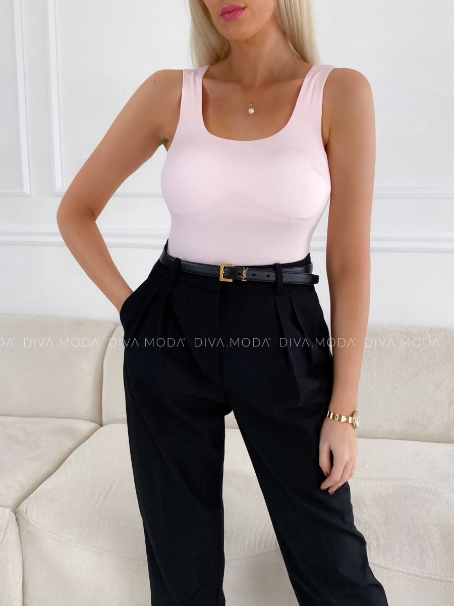 Pružné body s vystuženými prsiami light pink P 53 Pružné body s vystuženými prsiami light pink P 53