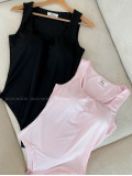 Pružné body s vystuženými prsiami light pink P 53 Pružné body s vystuženými prsiami light pink P 53