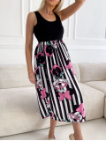Midi šaty Mickey Minnie Pink Bow S 64 Midi šaty Mickey Minnie Pink Bow S 64