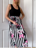 Midi šaty Mickey Minnie Pink Bow S 64 Midi šaty Mickey Minnie Pink Bow S 64