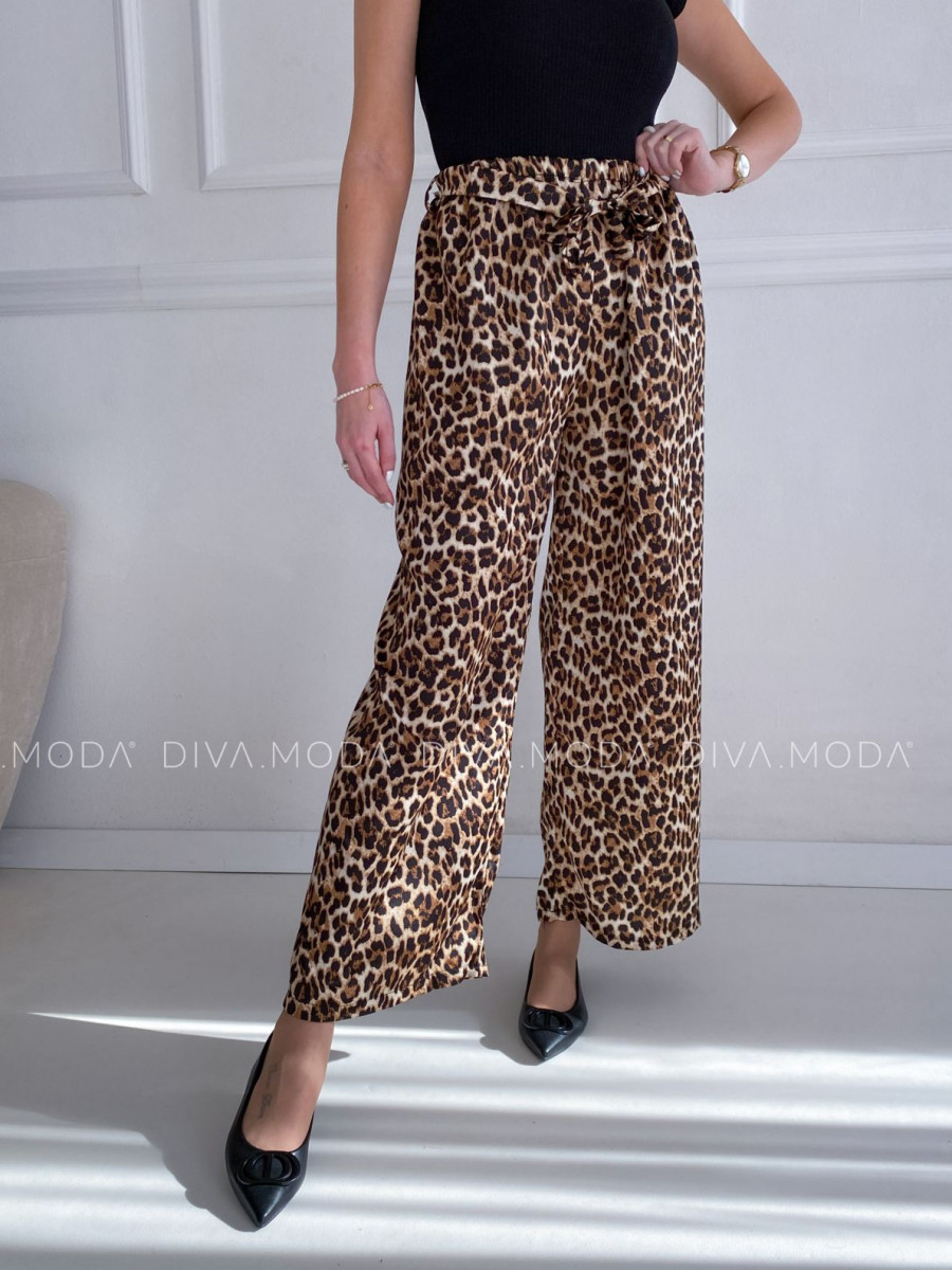 Ľahké leopardie nohavice P 204