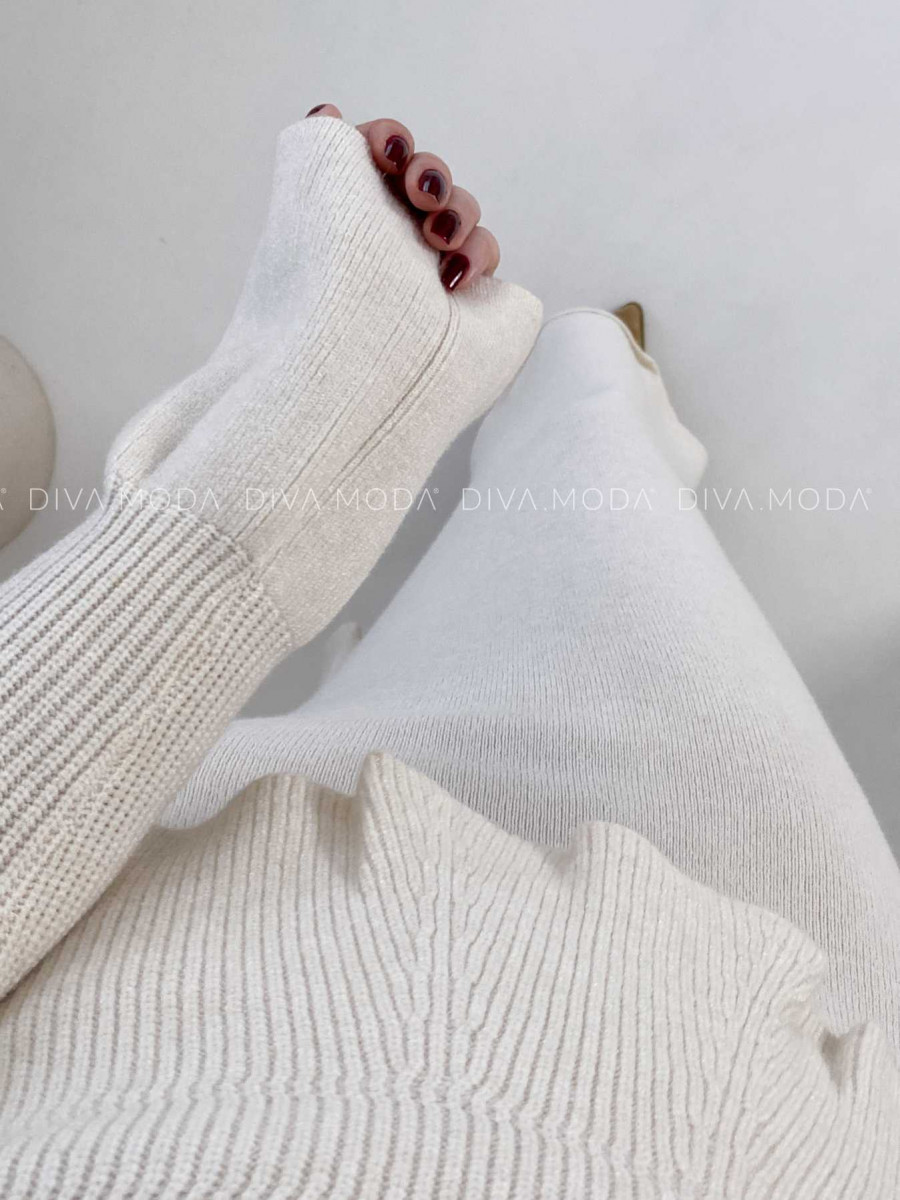 Úpletový sukňový komplet Daisy maslový M 100 Úpletový sukňový komplet Daisy maslový M 100
