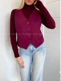 Vesta na gombíky burgundy P 999 Vesta na gombíky burgundy P 999