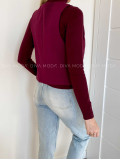 Vesta na gombíky burgundy P 999 Vesta na gombíky burgundy P 999