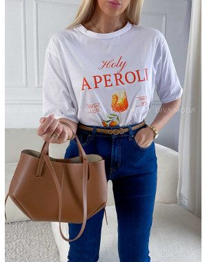 Tričko aperoli biele M 171