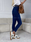 Mom jeans tmavo modré M 174