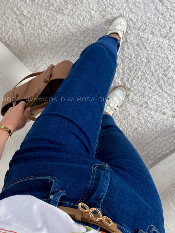 Mom jeans tmavo modré M 174 Mom jeans tmavo modré M 174