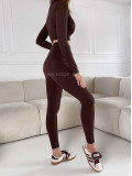 Push up sportovní komplet chocolate M 199
