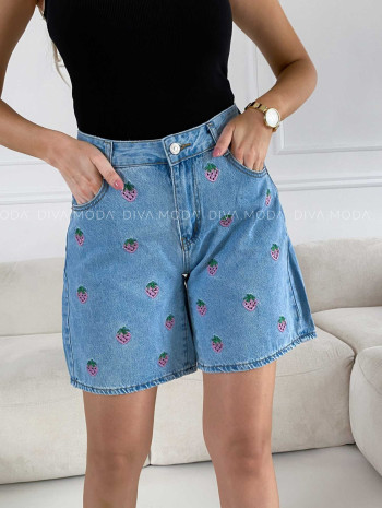 Riflové šortky strawberry M 247 Riflové šortky strawberry M 247