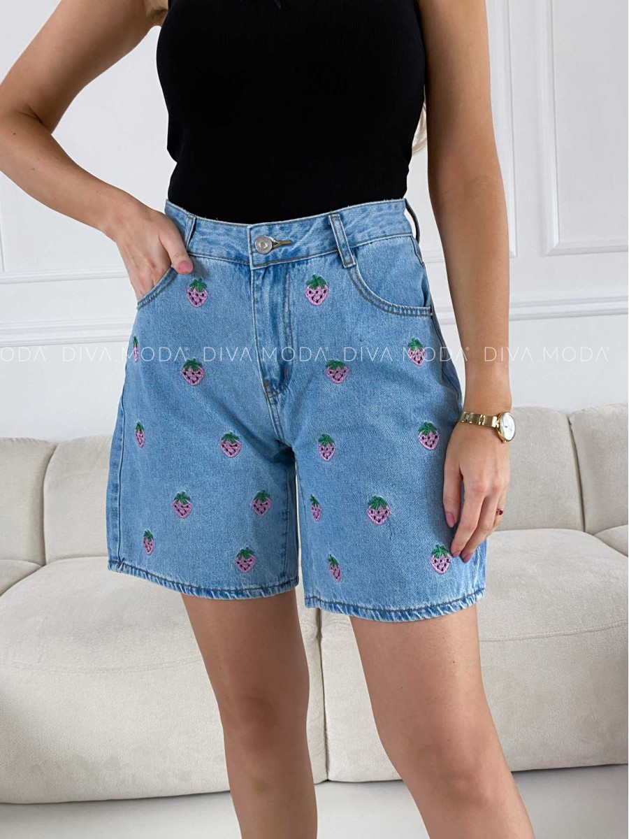 Riflové šortky strawberry M 247 Riflové šortky strawberry M 247