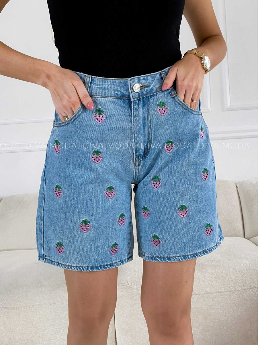 Riflové šortky strawberry M 247 Riflové šortky strawberry M 247