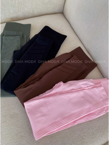 Push up sťahujúce legíny baby pink MM 200
