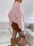 Prechodná balónová bombera blush pink M 258