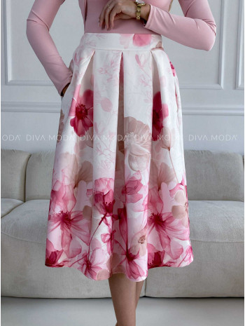 Tulipánová sukňa kvetovaná Zoe M 260