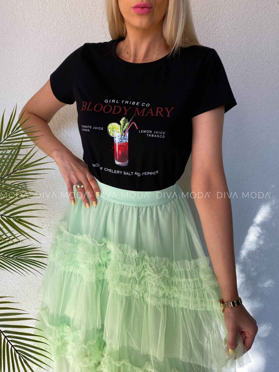 Tričko bloody mary čierne M 438