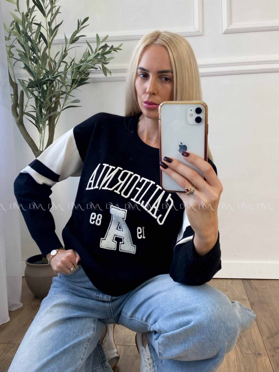 Sveter california čierny A 30