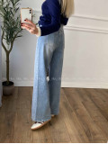 Rifle wide leg modré A 72