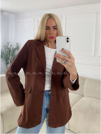 Jelenicové sako čokoládové A 148