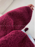 Bombera v puf strihu burgundy A 136 Bombera v puf strihu burgundy A 136