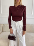 Krížené body s riasením burgundy A 75 Krížené body s riasením burgundy A 75