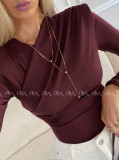 Krížené body s riasením burgundy A 75 Krížené body s riasením burgundy A 75