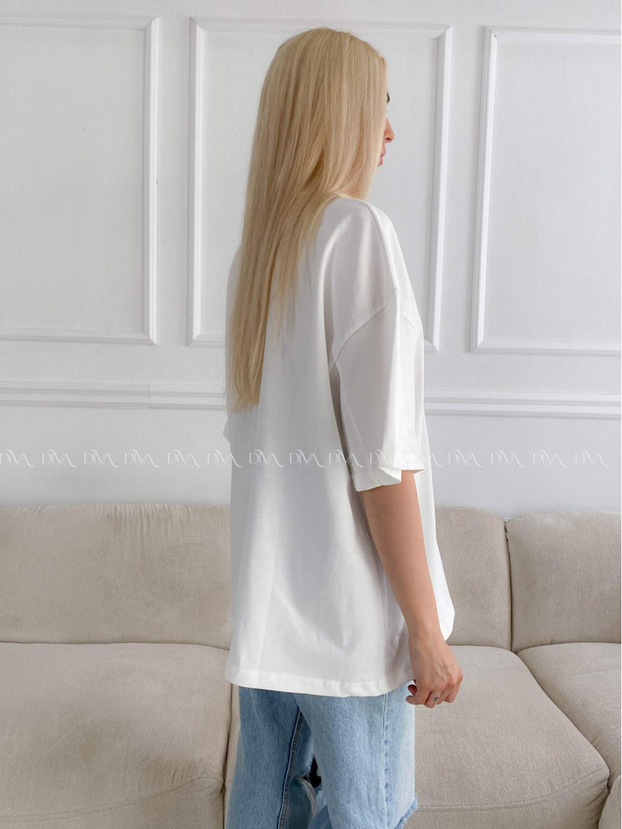 Oversize tričko pink passion B 16