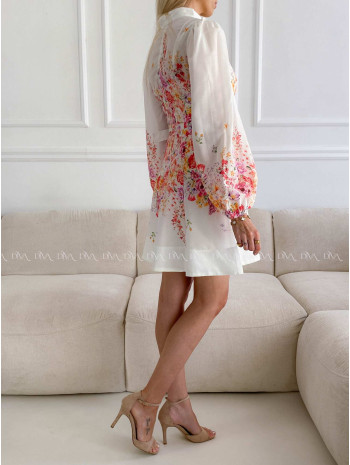 Krátké elegantní květované šaty Eli A 230