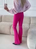 Zvonové push up legíny fuchsia A 86