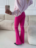 Zvonové push up legíny fuchsia A 86