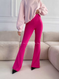 Zvonové push up legíny fuchsia A 86