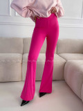 Zvonové push up legíny fuchsia A 86