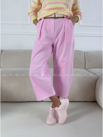 Bavlnené balónové rifle ružové AB 18