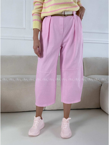 Bavlnené balónové rifle ružové AB 18