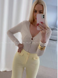 Basic hodvábne body s kruhom béžové AB 51 Basic hodvábne body s kruhom béžové AB 51