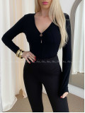 Basic hodvábne body s kruhom čierne AB 51 Basic hodvábne body s kruhom čierne AB 51
