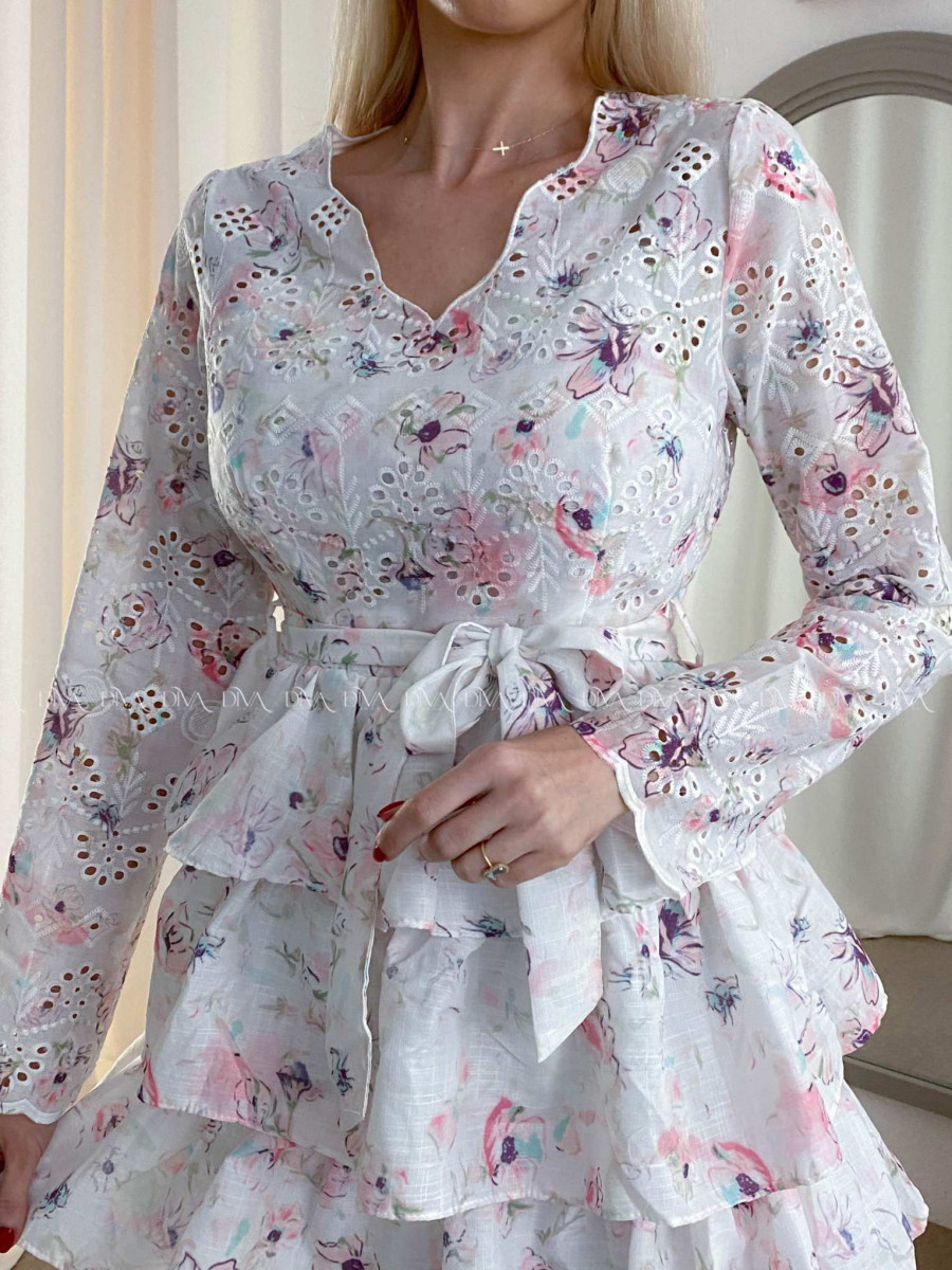 Dietované boho maxi šaty s květinkami AB 42