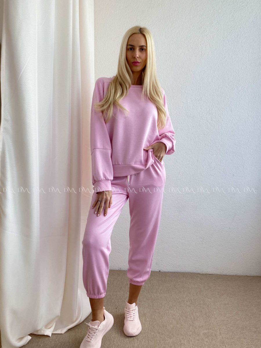Teplákový komplet outfit baby pink AB 60 Teplákový komplet outfit baby pink AB 60