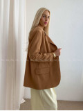Oversize sako hnedé P 175 Oversize sako hnedé P 175