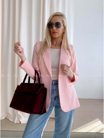 Sako s gombíkmi ružové AB 73